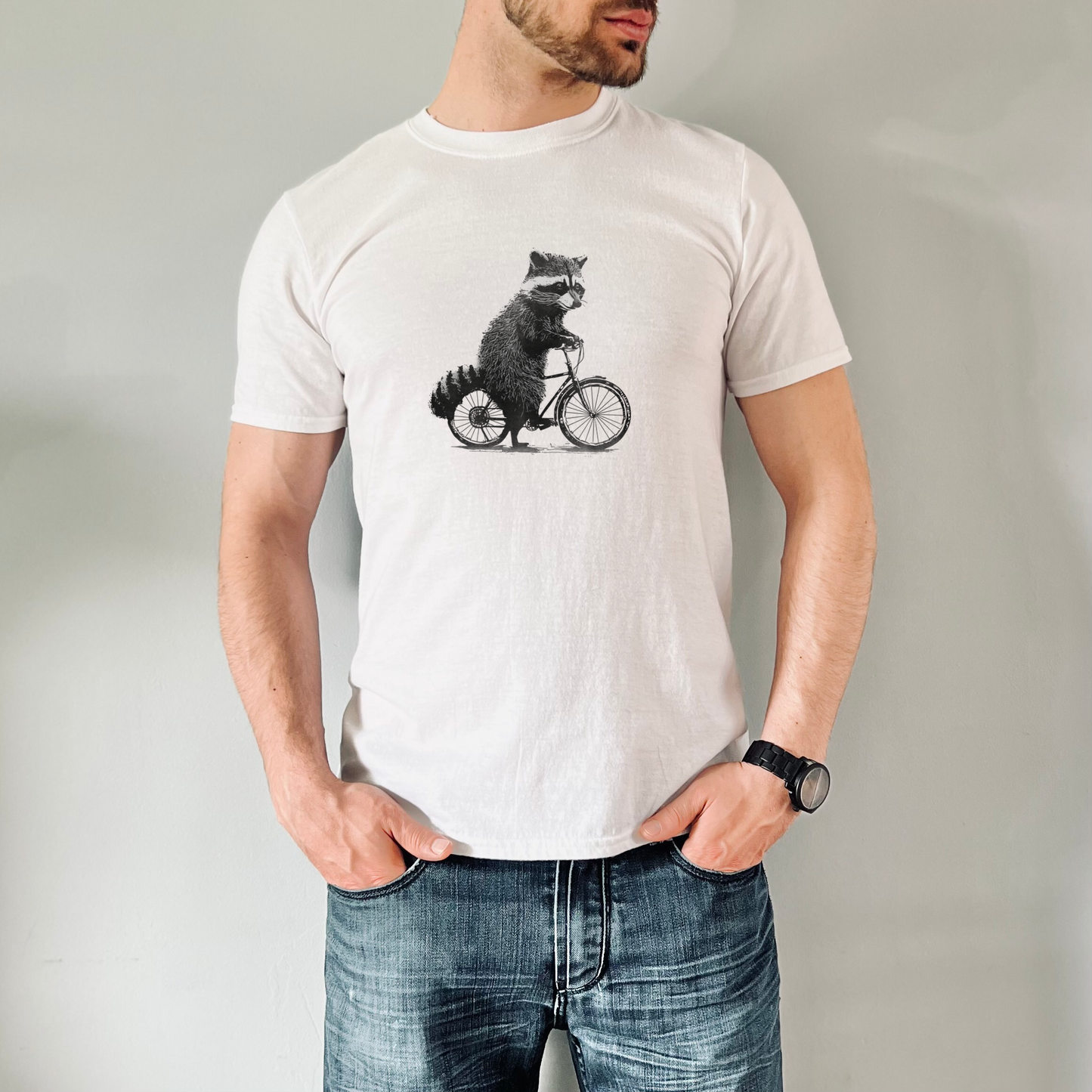 Raccoon Bike Shirt
